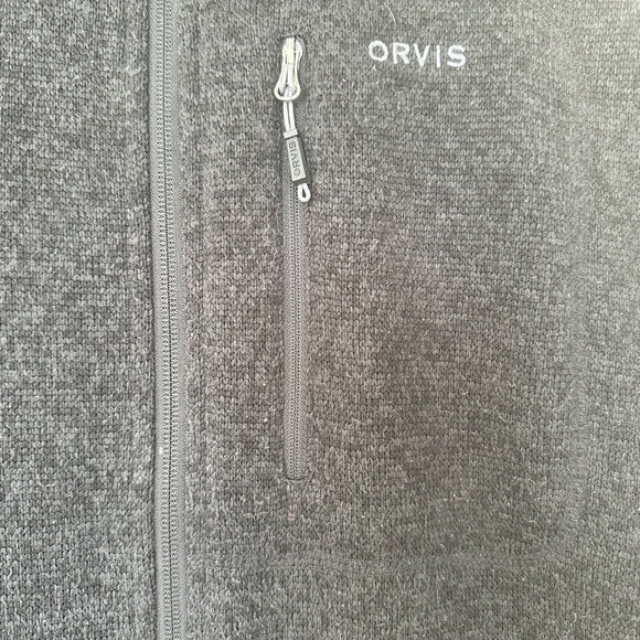 Orvis Men's Vest Charcoal Gray Full Zip Outdoor Versatile Fishing Sz XL - Picture 11 of 13